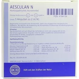 AESCULAN n ampoule, 5x2 ml
