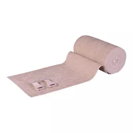 LANGZUGBINDE 12 cmx7 m con clip pelle permanentemente elastica, 8 pz