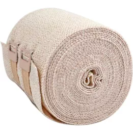 KOMPRESSIONS BINDE 8cmx5m con pelle a strappo corta, 10 pezzi