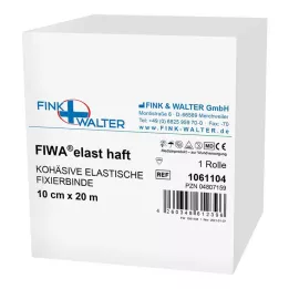 FIXIERBINDE elastico coesivo 10 cmx20 m bianco, 1 pz