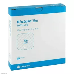 BIATAIN Associazione in schiuma IBU 10x10 cm Adesivo Gentle, 5 pz