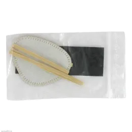 Benda oculare con elastico, color sabbia, 1 pz