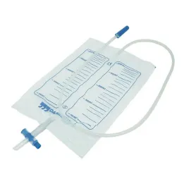 Sacca per urina non sterile 2000 ml Nrv con valvola a croce di drenaggio, 1 pezzo