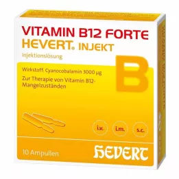 VITAMIN B12 HEVERT forte Injekt fiale, 10X2 ml