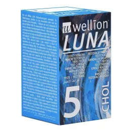 WELLION LUNA Strisce reattive per il colesterolo, 5 pz