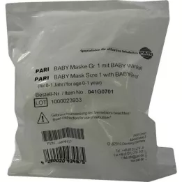 PARI Baby Mask Gr 1 con angolo del bambino, 1 pz