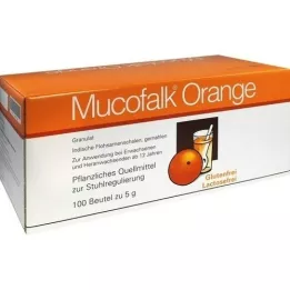 MUCOFALK Orange Gran.z.herst.e.susp.z.einn.sebaschen, 100 pz