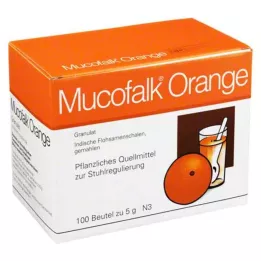 MUCOFALK Orange Gran. per la fabbricazione di una sospensione per uso orale, 100 pz