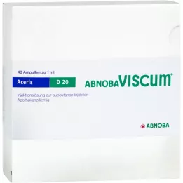 ABNOBAVISCUM Aceris D 20 fiale, 48 pz