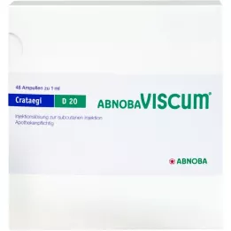 ABNOBAVISCUM Crataegi D 20 fiale, 48 pz