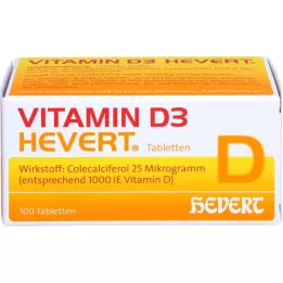 VITAMIN D3 HEVERT compresse, 100 pz