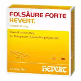 FOLSÄURE HEVERT fiale forte, 10X2 ml