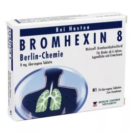 BROMHEXIN 8 compresse rivestite Berlin Chemie, 20 pz