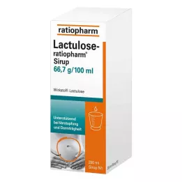 LACTULOSE-sciroppo ratiopharm, 200 ml