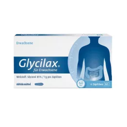GLYCILAX Supposte per adulti, 6 pz