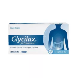 GLYCILAX Supposte per adulti, 12 pz