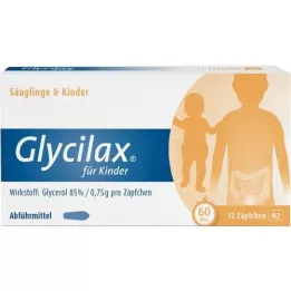 GLYCILAX Supposte per bambini, 12 pz