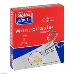 GOTHAPLAST Cura delle ferite sensibile 8 cmx1 m tagliato, 1 pz