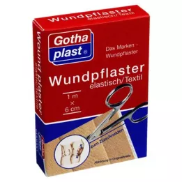 GOTHAPLAST Elastico per medicazione ferite 6 cm x 1 m tagliato, 1 pezzo