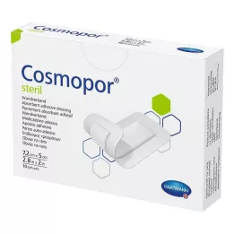 COSMOPOR medicazione sterile per ferite 5x7,2 cm, 10 pz