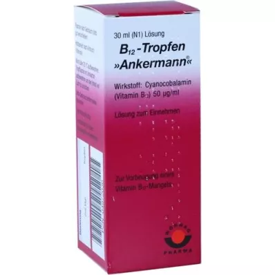 B12 ANKERMANN gocce, 30 ml B12 ANKERMANN gocce, 30 ml