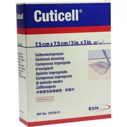CUTICELL Compresse di unguento 7,5x7,5 cm, 50 pz