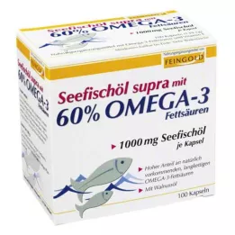 SEEFISCHÖL Supra con il 60% di grassi Omega-3, capsule molli, 100 pz