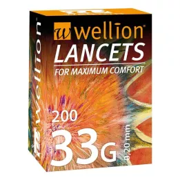 WELLION Lancette 33 G, 200 pz