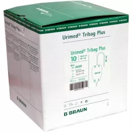 URIMED Tribag Plus Sacca per urina da gamba 500 ml 50 cm ster., 10 pz
