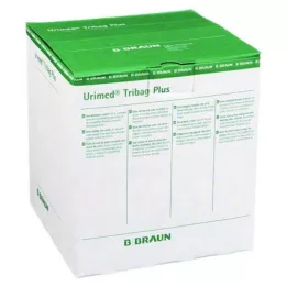 URIMED Tribag Plus sacca urina gamba.500 ml 80 cm unst., 10 pz