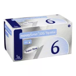 NOVOFINE Cannule da 6 mm, punta 32 G etw, 100 pz