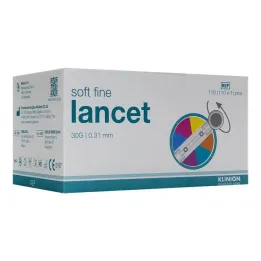 Lancette colorate morbide Klinion 30 G, 110 pezzi