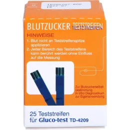 GlucO Test Blood TestSpace, 25 pz