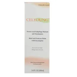 Balsamo per la cura dei piedi e dei talloni Celyoung con eucalipto, 100 ml