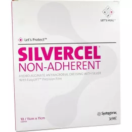 SILVERCEL Compress non aderente 11x11 cm, 10 pz
