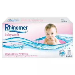 RHINOMER Babysanft Sea Water 5 ml PIP singolo -dient., 20x5 ml