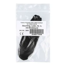 Pelle Däumling misura 4 con cinturino da annodare, 1 pezzo