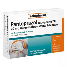 PANTOPRAZOL-ratiopharm SK 20 mg compresse gastroresistenti, 14 pz