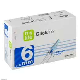 MYLIFE Aghi per penna Clickfine 6 mm 31 G, 100 pz