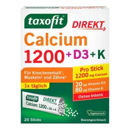 Taxofit Calcium 1200 + D3 + K Direct Sticks, 20 pz