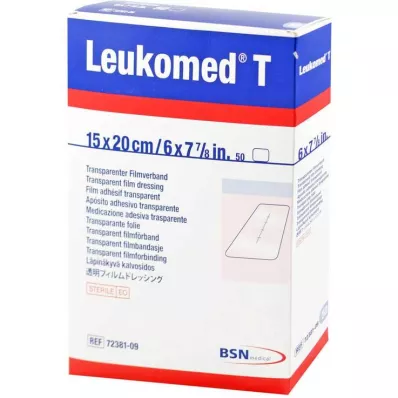 LEUKOMED cerotti sterili trasparenti 15x20 cm, 50 pz LEUKOMED cerotti sterili trasparenti 15x20 cm, 50 pz