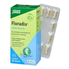 Floradix ferro plus B12 capsule vegane, 40 pz