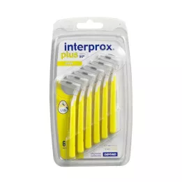 INTERPROX più mini spazzolino interdentale giallo, 6 pz