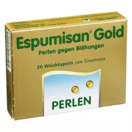 ESPUMISAN Perle doro contro la flatulenza, 20 pz
