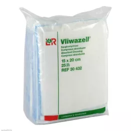 VLIWAZELL Compresse assorbenti non sterili 15x20 cm, 25 pz