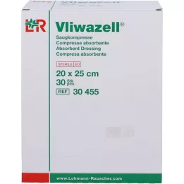 VLIWAZELL Compresse assorbenti sterili 20x25 cm, 30 pz