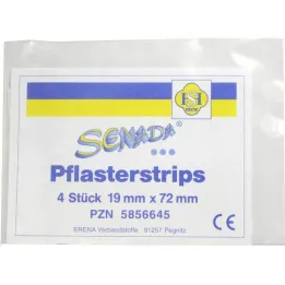 Listelli in gesso Senada 19x72 mm, 4 pezzi