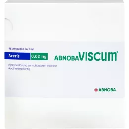 ABNOBAVISCUM Aceris 0,02 mg di ampoule, 48 pz