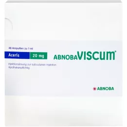 ABNOBAVISCUM Aceris 20 mg fiale, 48 pz