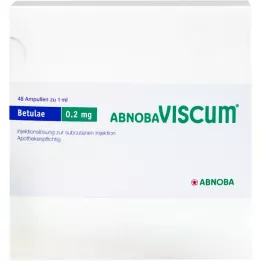 ABNOBAVISCUM Betulae fiale da 0,2 mg, 48 pz